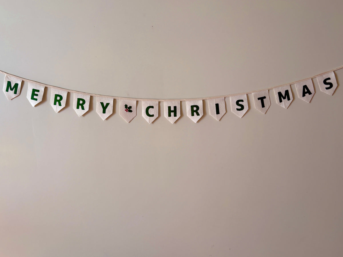 Merry Christmas Bunting