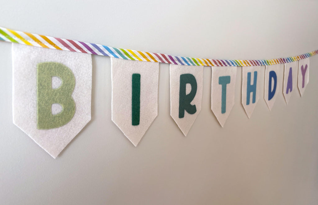 HAPPY BIRTHDAY Bright Colourful Birthday Bunting Garland for Party or Celebration
