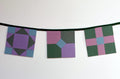 QUILT GARLAND Felt Mini Quilt Bunting Wall Hanging