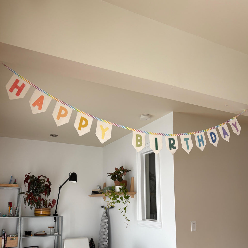 HAPPY BIRTHDAY Bright Colourful Birthday Bunting Garland for Party or Celebration
