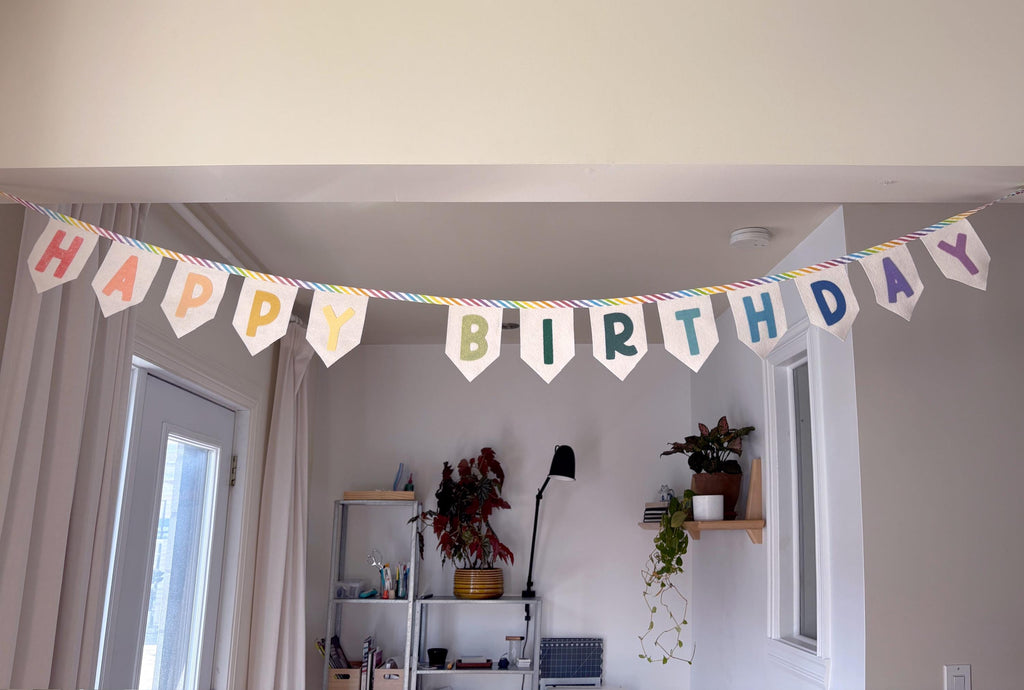 HAPPY BIRTHDAY Bright Colourful Birthday Bunting Garland for Party or Celebration